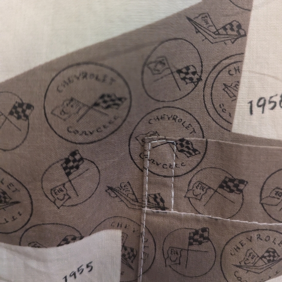 SUPER RARE!! Reyn SPOONER CORVETTE Themed SS Shirt! All-Cotton, Large - Picture 4 of 7